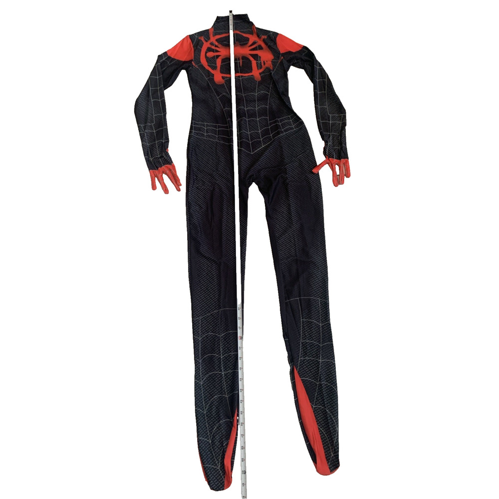 Spiderman Sz S Into the SpiderVerse Miles Jumpsuit Adult/Kids Cosplay Costume - Picture 16 of 16